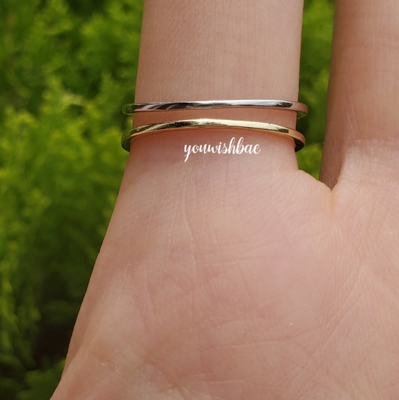 Diamond Cluster Ring Etsy 925 Sterling Silver Gold Plated Delicate Star Ring New - Picture 5 of 6